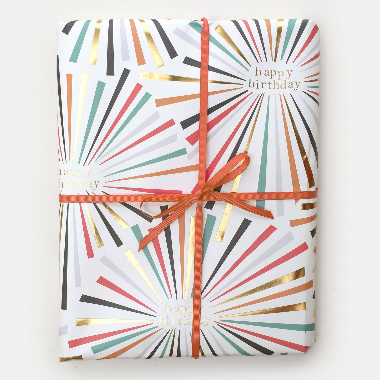 Rainbow Burst Wrapping Paper