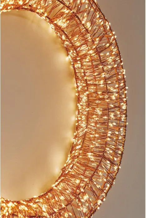 Galaxy Wreath 25cm Copper - Dual Power