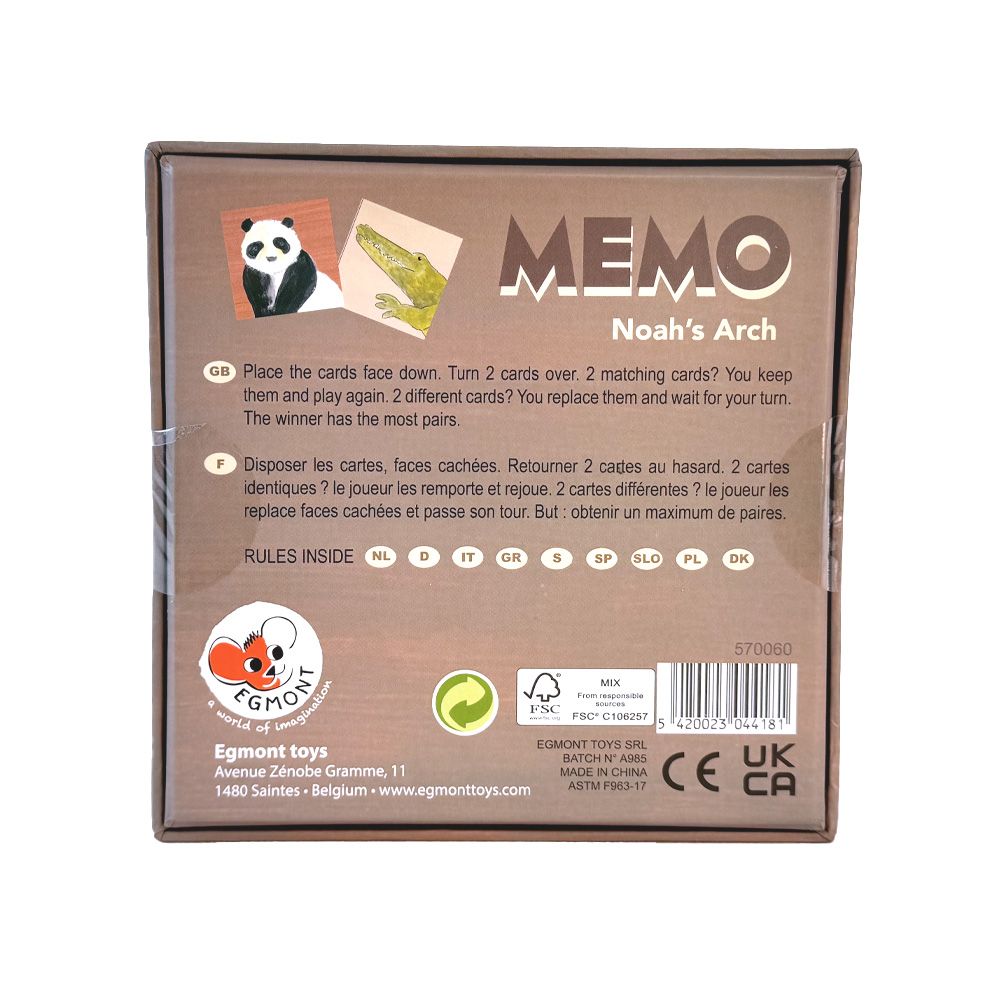 Memo - Noahs Ark