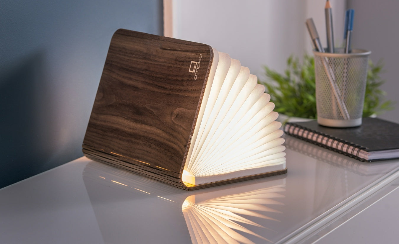 Smart Book Light - Walnut