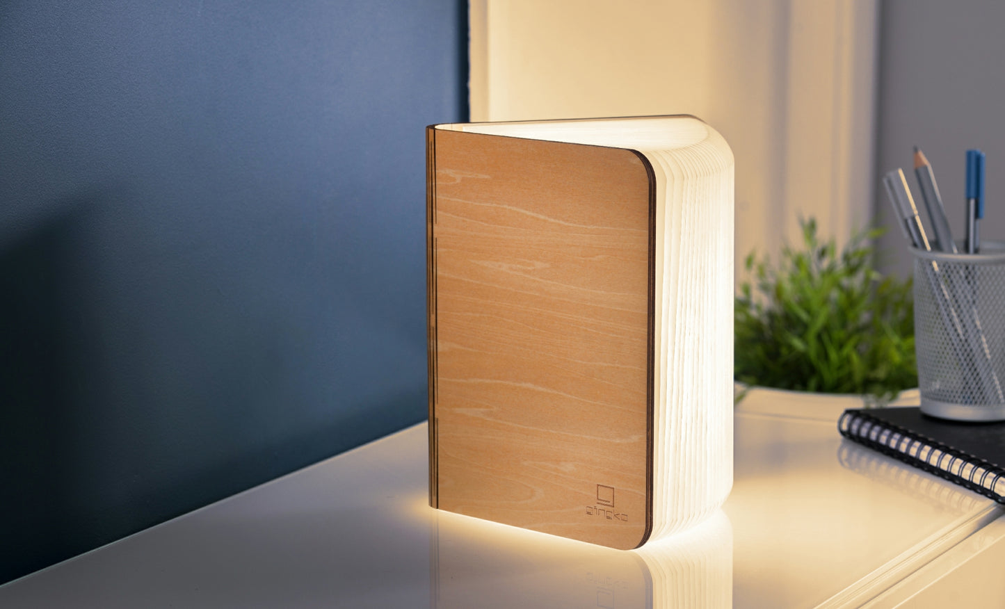 Smart Book Light - Walnut