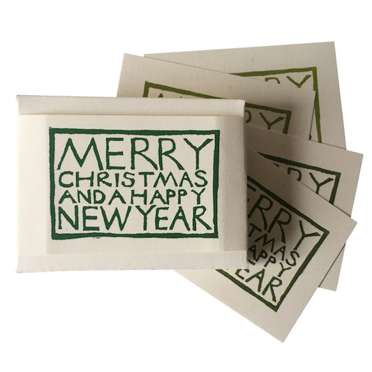 Pack of 30 Christmas Gift Tags - Green
