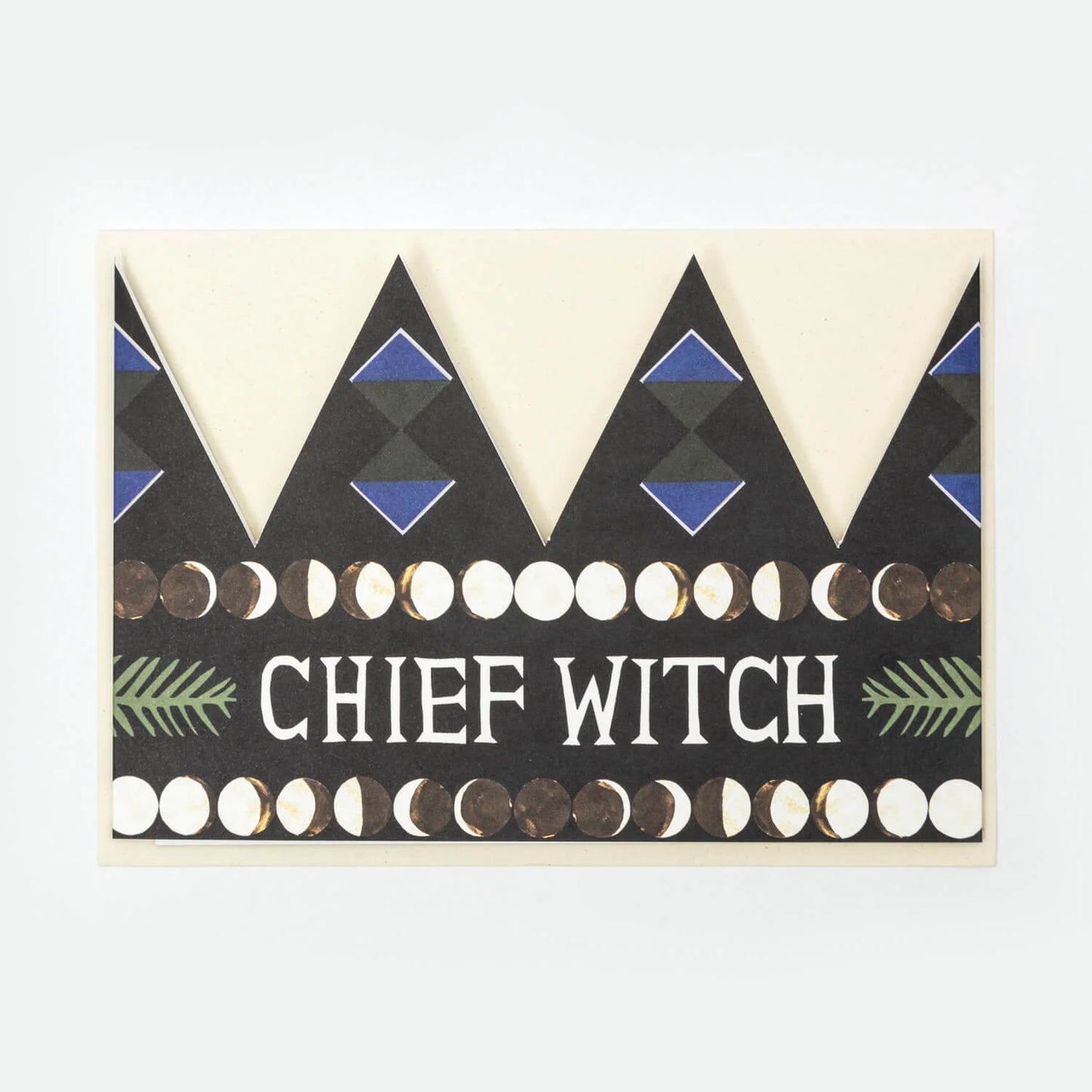 Chief Witch Card - Party Hat