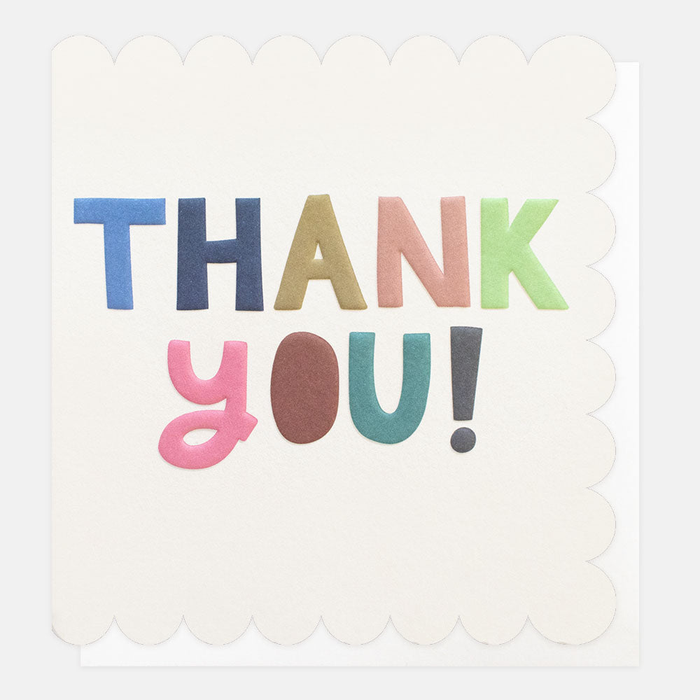 Scallop Thank You Card