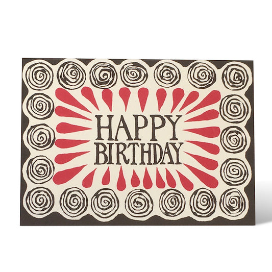Card - Happy Birthday Spirals