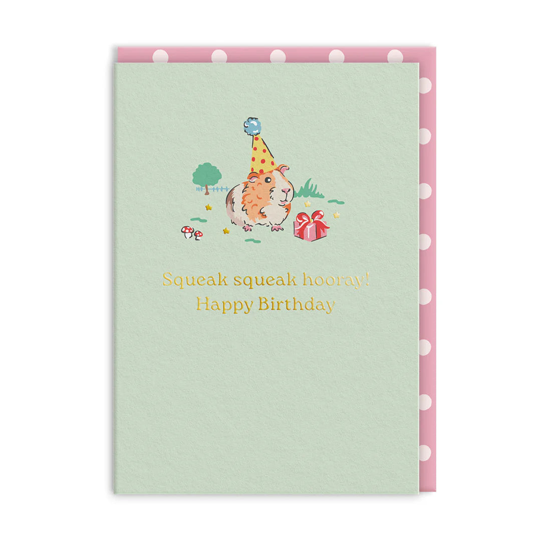 Squeak squeak hooray! - Cath Kidston card