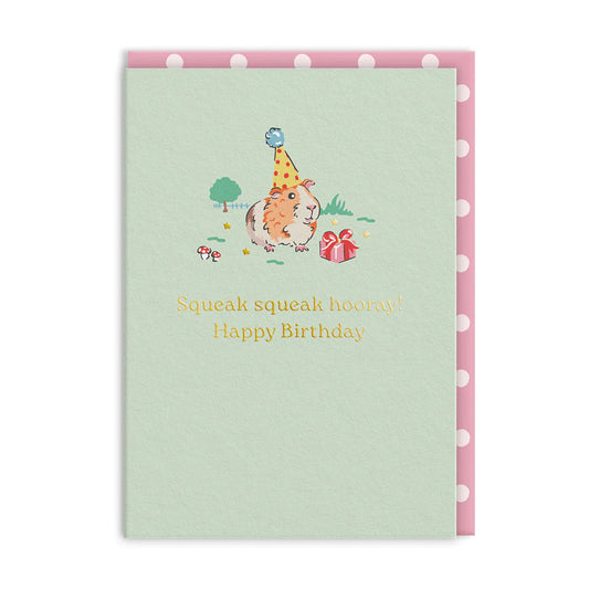 Squeak squeak hooray! - Cath Kidston card