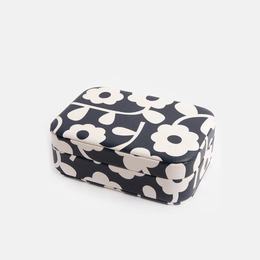 Mono Floral Jewellery Box