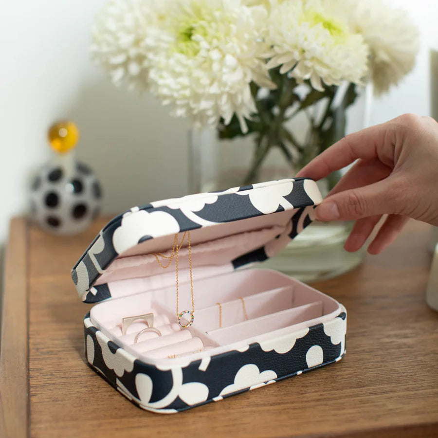 Mono Floral Jewellery Box