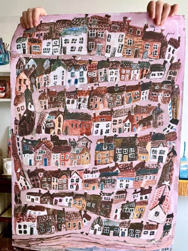 Little Houses Gift Wrap