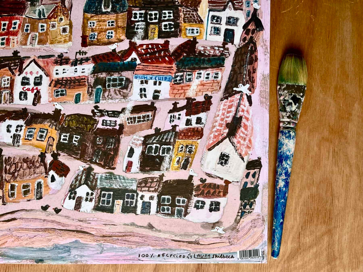 Little Houses Gift Wrap