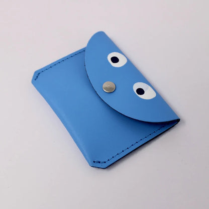 Mini Money Googly Eye Purse - Cornflower