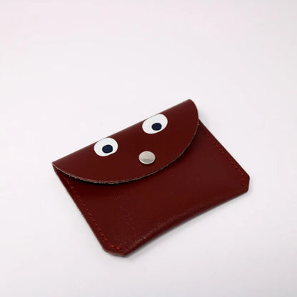 Mini Money Googly Eye Purse - Brown