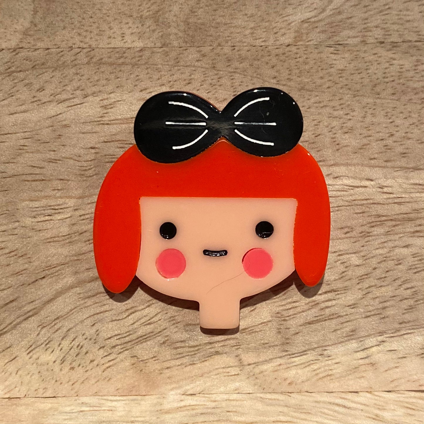 Girl Resin Brooch