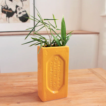Birmingham Brick Vase - Yellow
