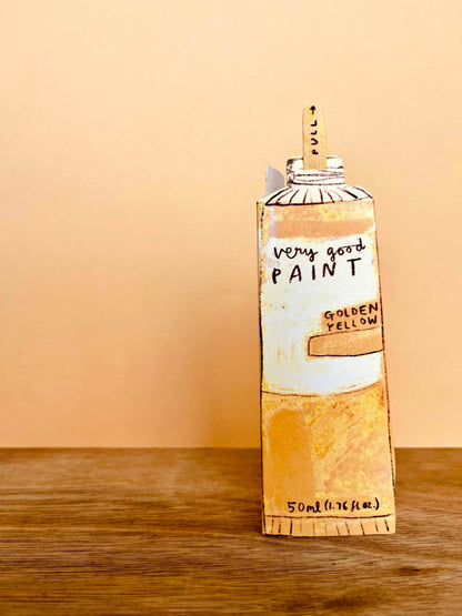YELLOW PAINT CARD ‘YOU ARE LIKE SUNSHINE