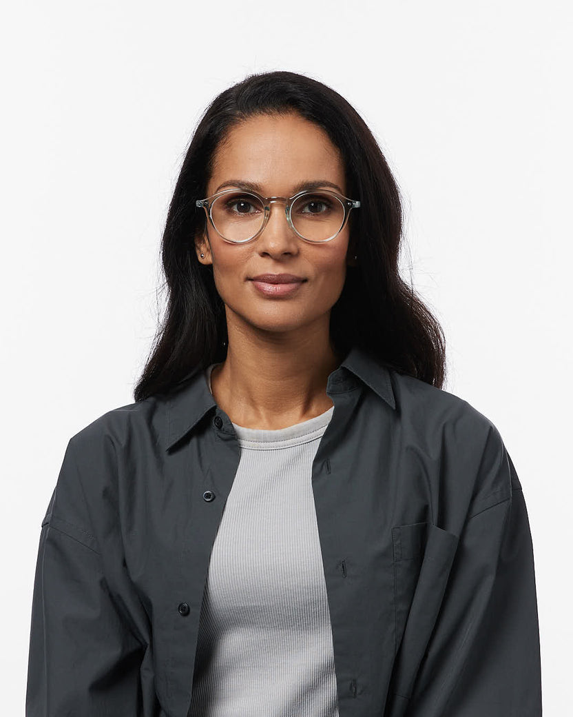 Unisex Reading - Style D Frozen Blue +2.5