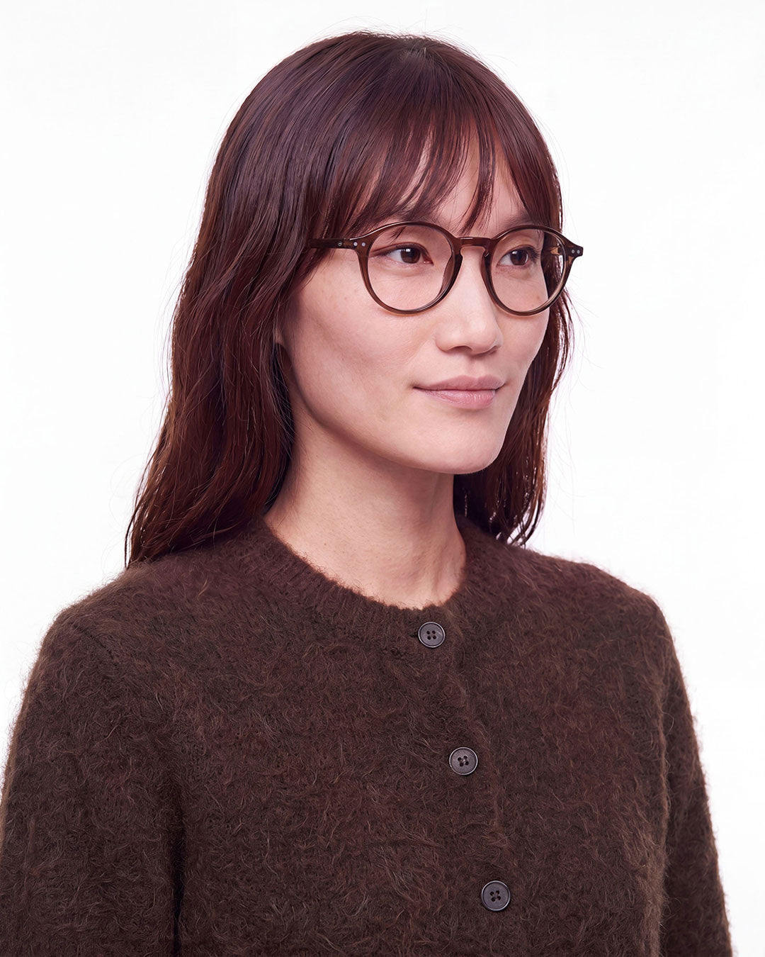 Unisex Reading Glasses - Style D -Dark Espresso +1