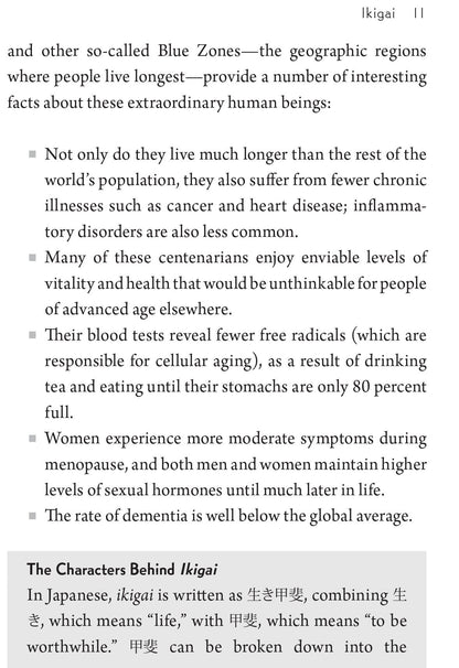 Ikigai: The Japanese Secret to a Long and Happy Life