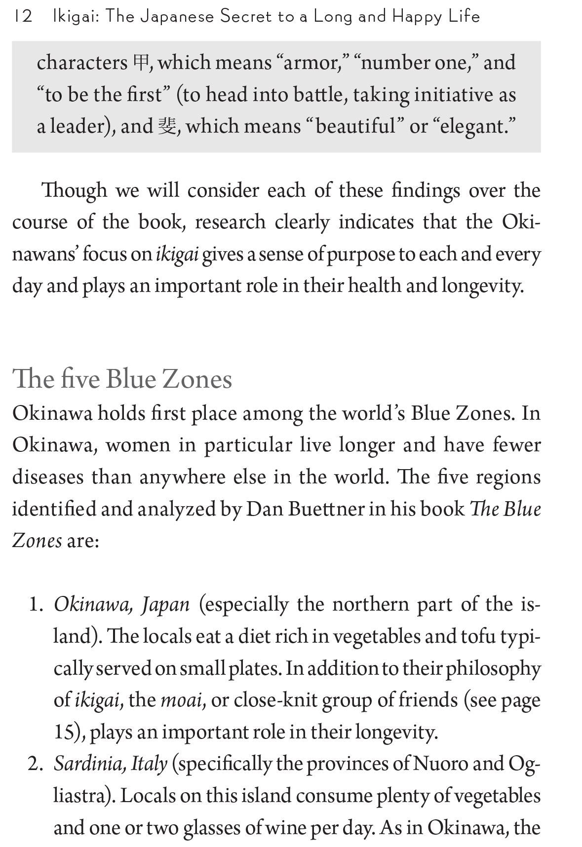 Ikigai: The Japanese Secret to a Long and Happy Life