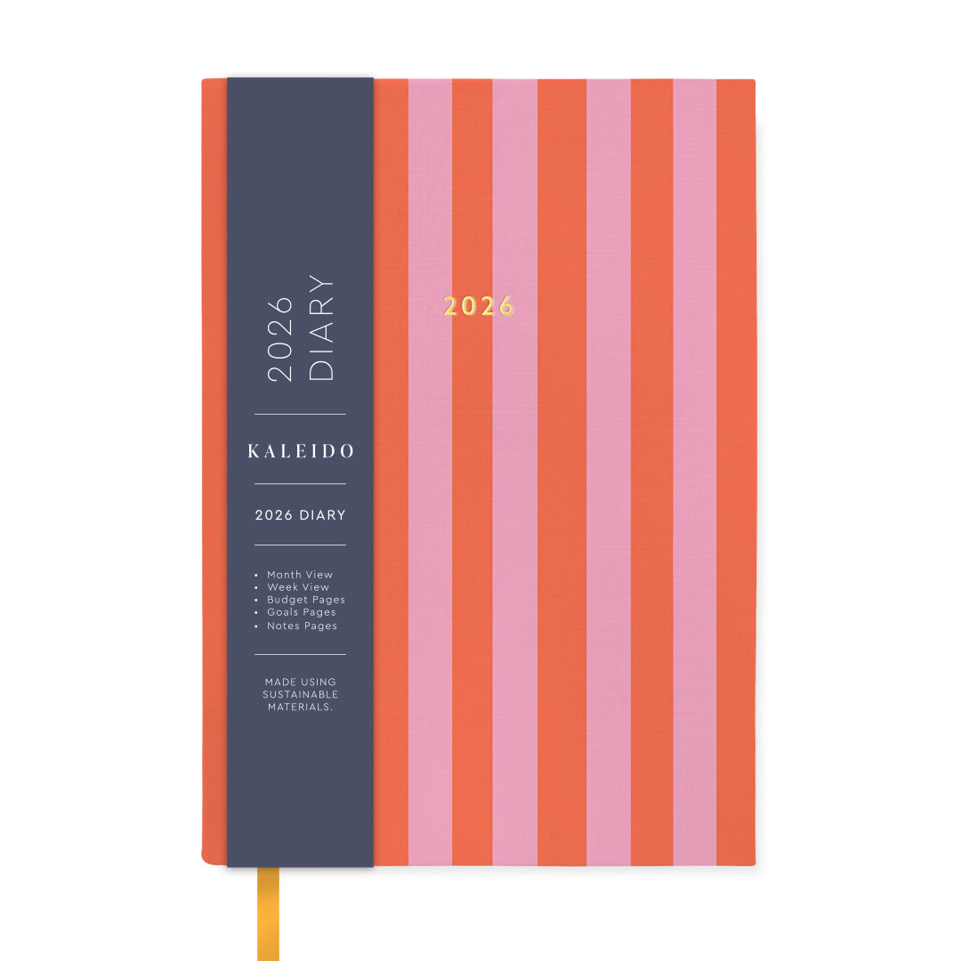 2026 Candy Stripe Diary (A5)
