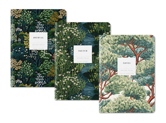 Kaleido Set 6 - 3 Pack of A5 Notebooks