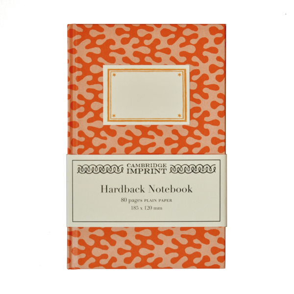 Cambridge Imprint - Hardback Notebook Kelp Tangerine