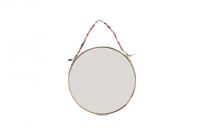 Kiko Round Mirror - Antique Brass - Small