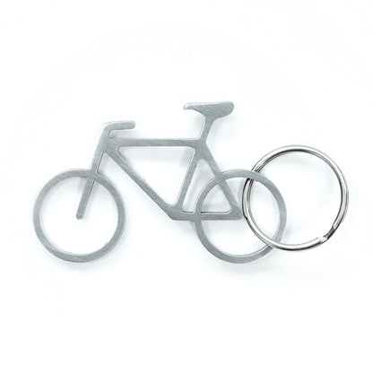 Metal Bike Key Ring and Bottle Opener