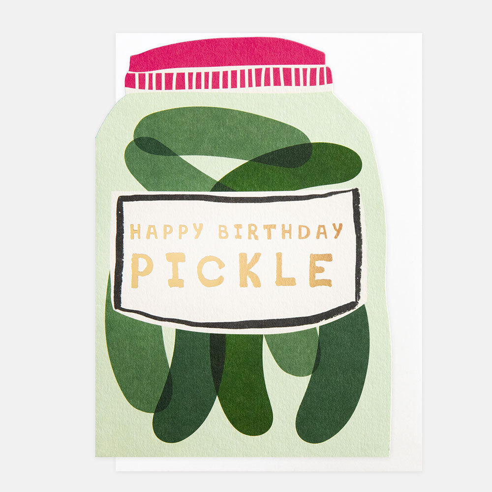 Jar of Pickles Birthday Card