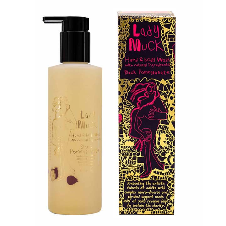 Lady Muck Design Hand and Body Wash with Black Pomegranate