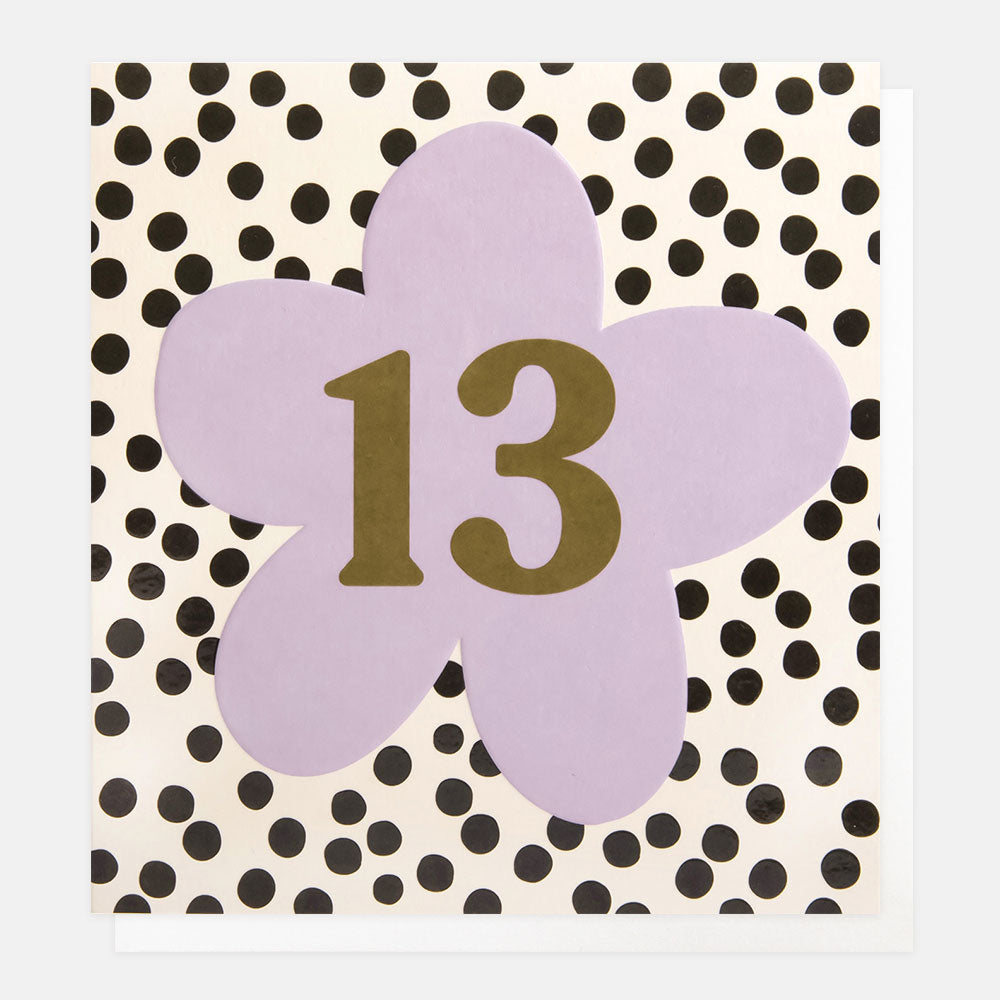 13 Lilac Floral & Spot