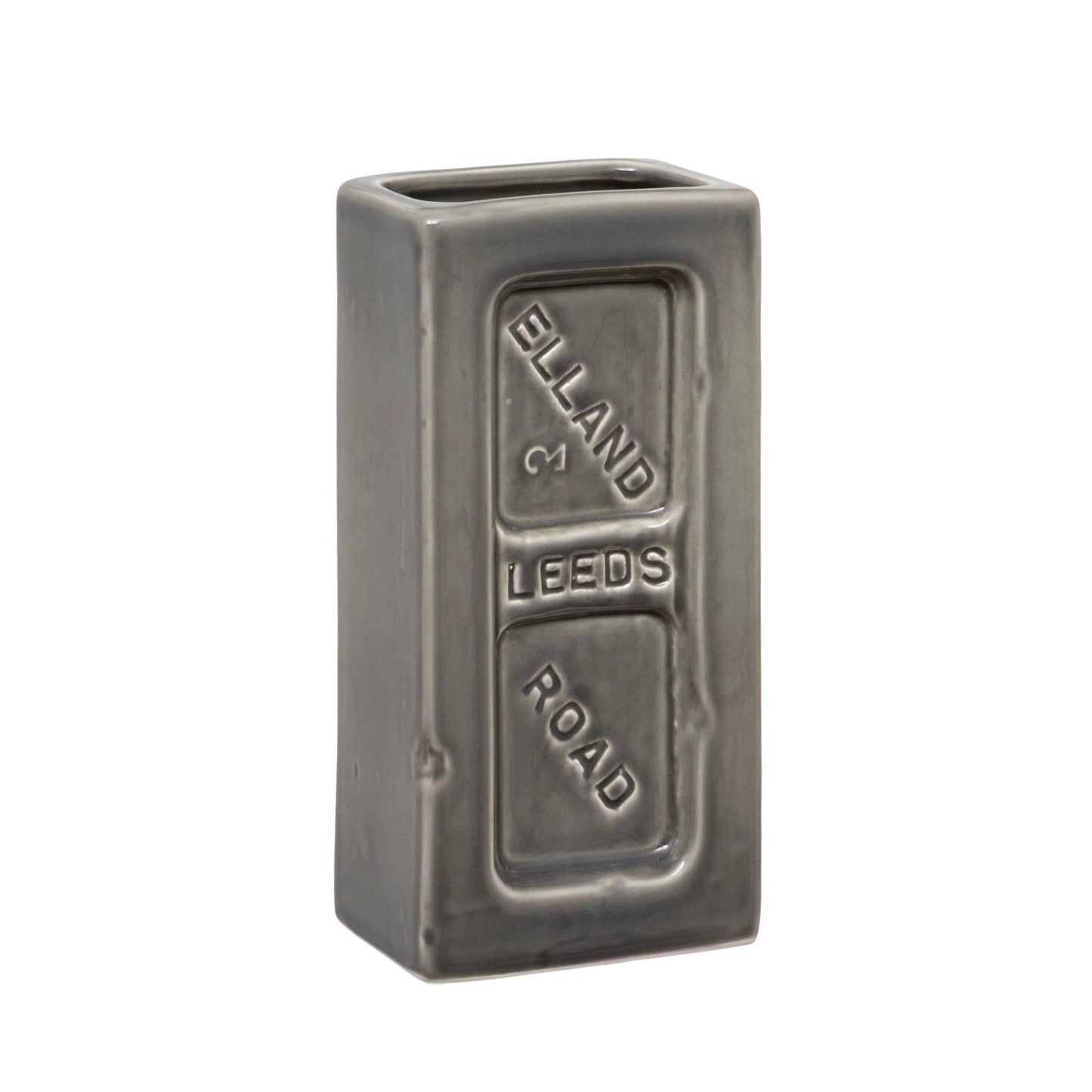 Leeds Brick Vase - Grey