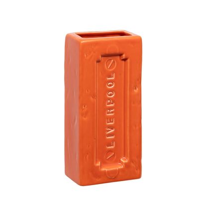 Liverpool Brick Vase - Orange