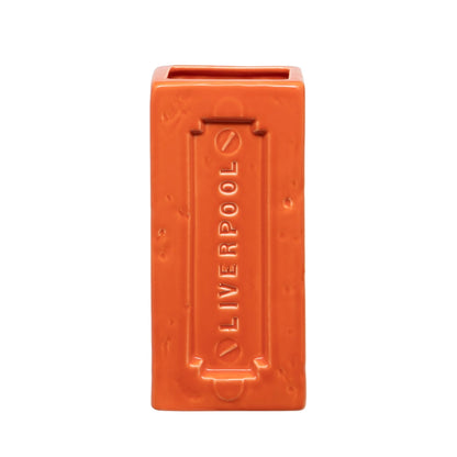 Liverpool Brick Vase - Orange