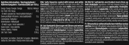 Lemon Coated Liquorice - Regular 295g