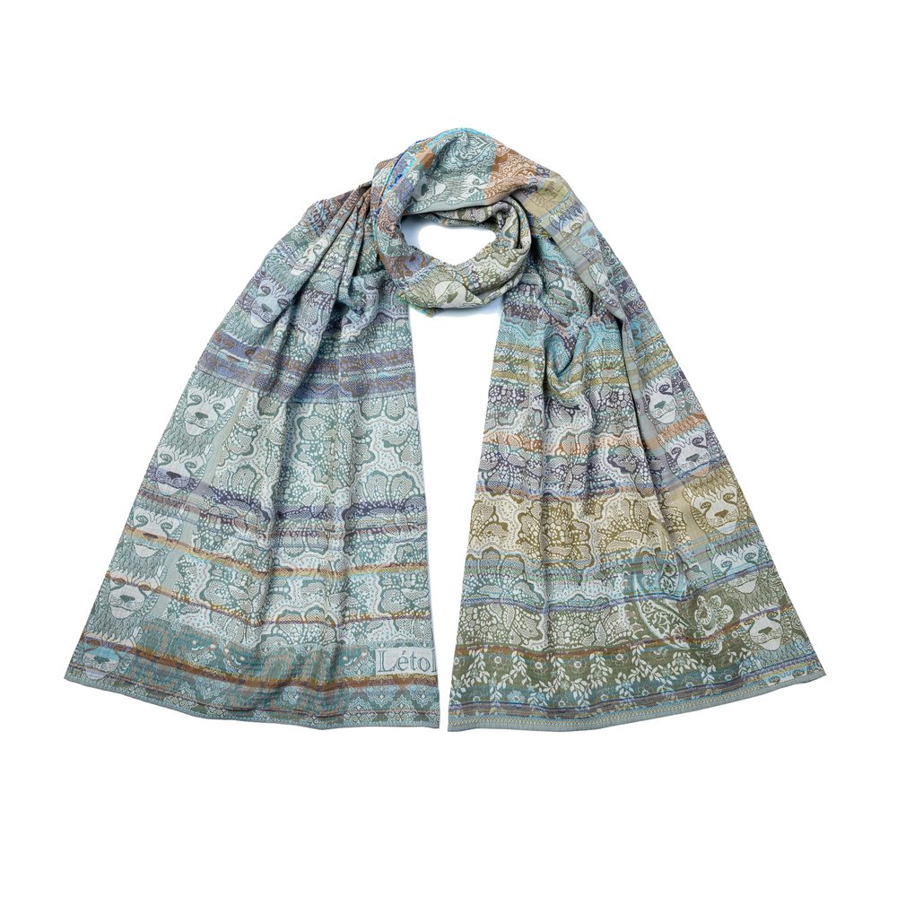 French Jacquard Scarf  - Leonce Kilimanjaro