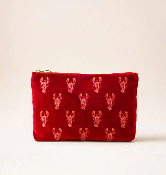 Lobster Everyday Pouch - Rouge Velvet