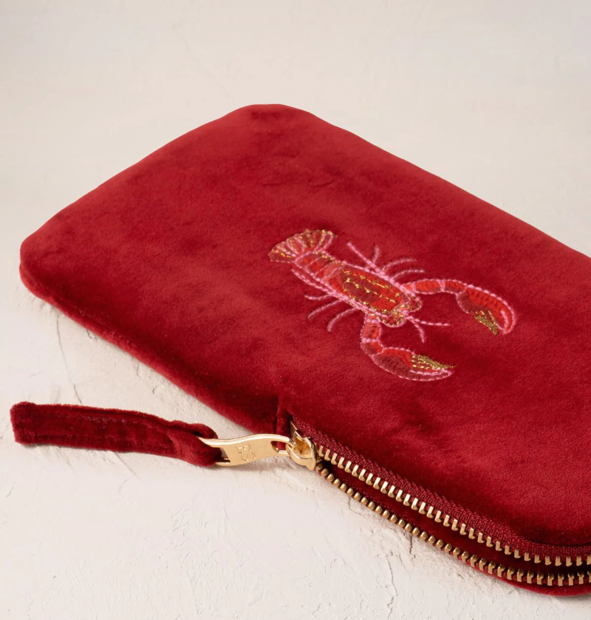 Lobster Glasses Case - Rouge Velvet