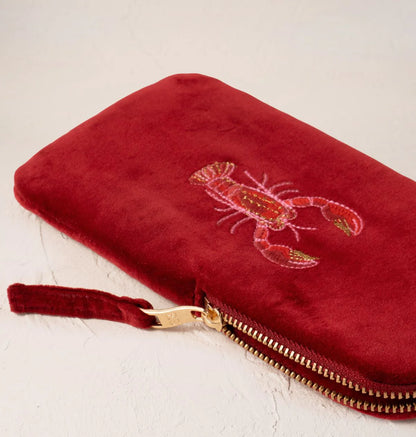 Lobster Glasses Case - Rouge Velvet
