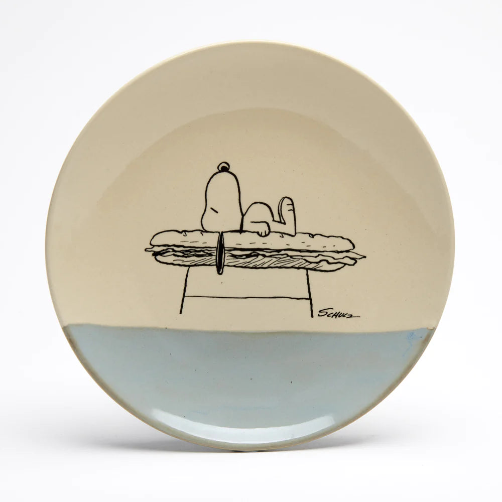 Peanuts Stoneware Platter Sando