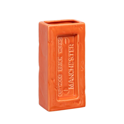 Manchester Brick Vase - Orange