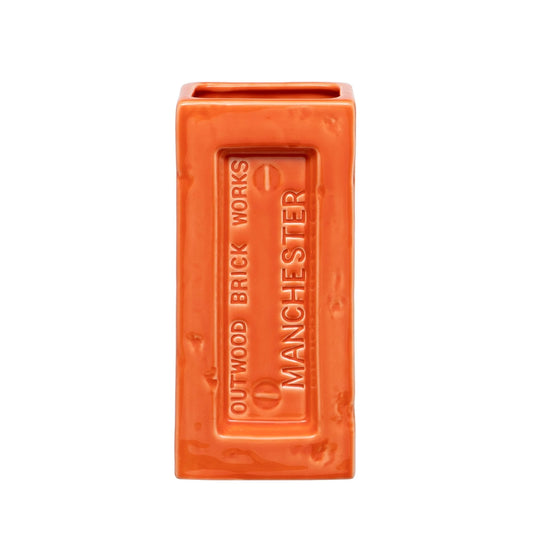 Manchester Brick Vase - Orange