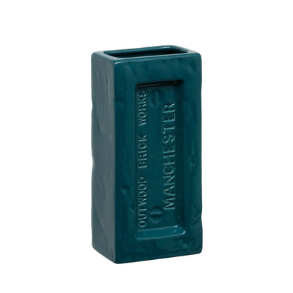 Manchester Brick Vase - Teal