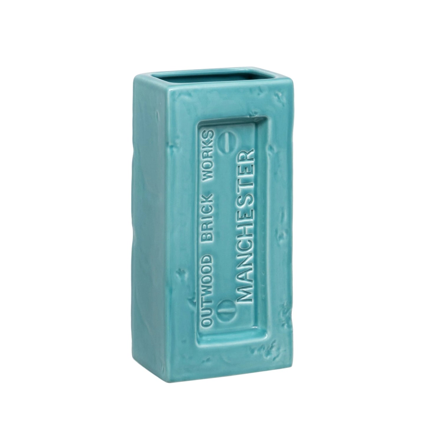 Manchester Brick Vase - Turquoise