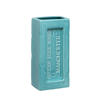 Manchester Brick Vase - Turquoise