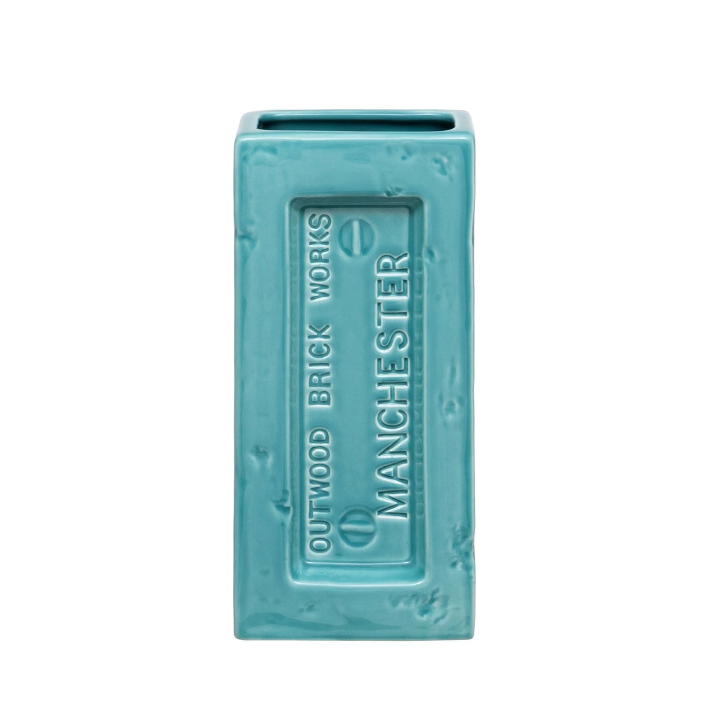 Manchester Brick Vase - Turquoise