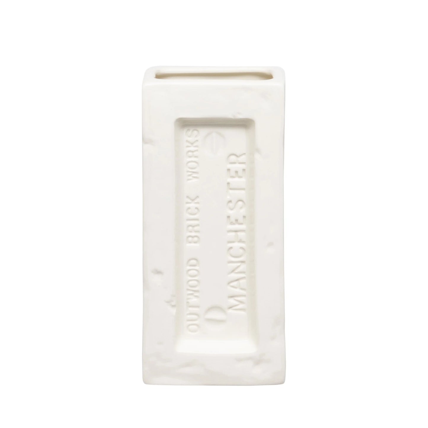 Manchester Brick Vase - White