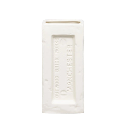 Manchester Brick Vase - White