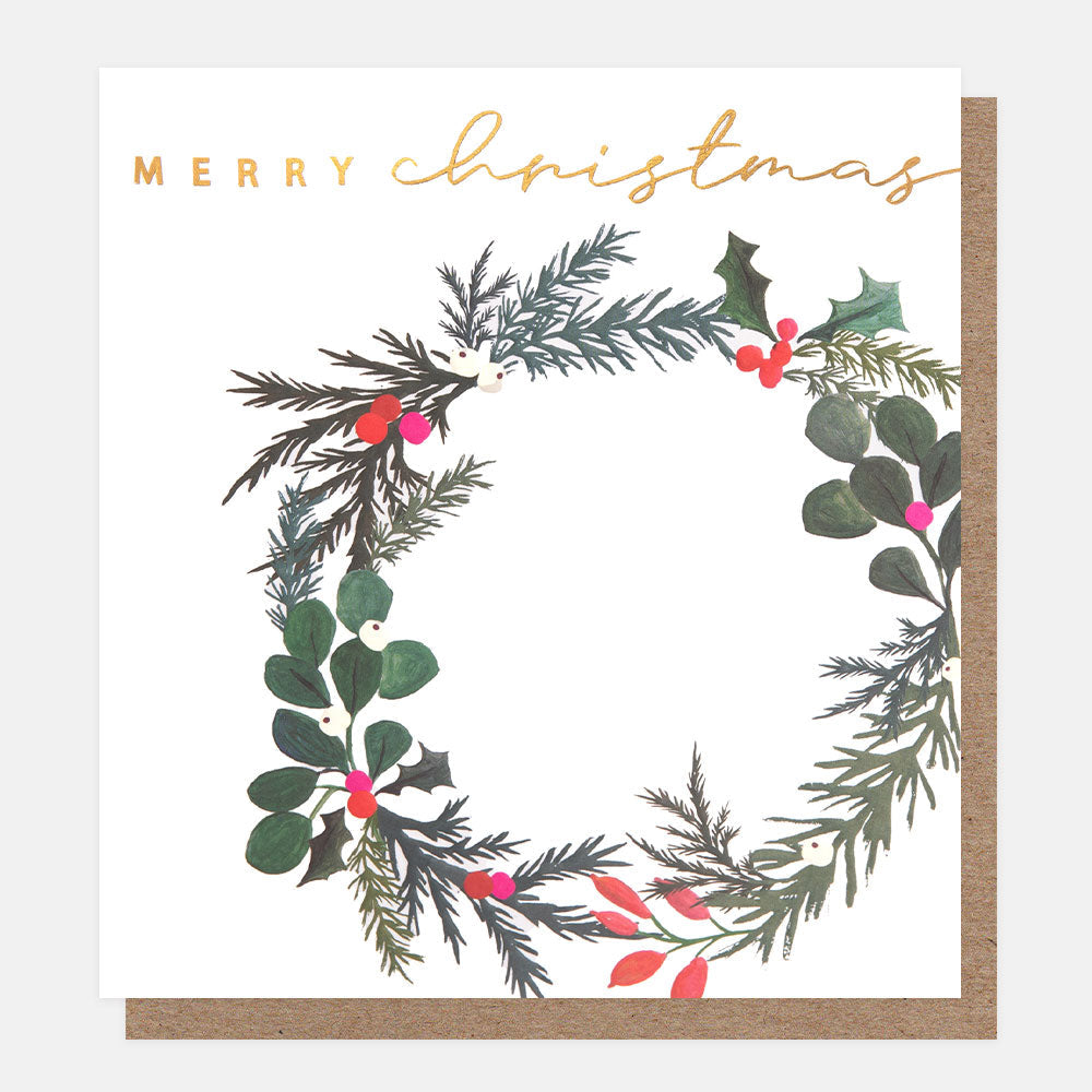 Dove and Wreath Mixed Charity Christmas Cards Pack of 8